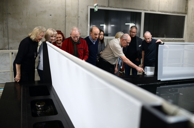 Öffentliche Besichtigung der Shrimpsfarm