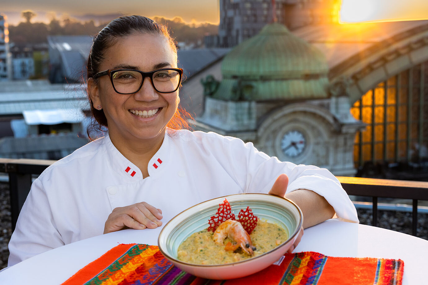  Sheilla Diaz servierte während den peruanischen Wochen authentische Andenküche.