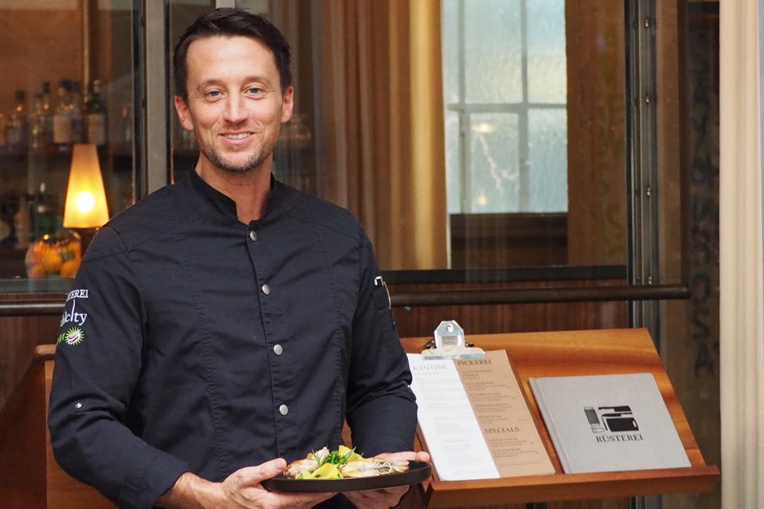 Stefan Kraus ist Küchenchef und Geschäftsführer des Restaurants Rüsterei in Zürich.